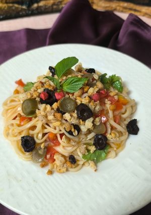 莎莎醬拌麵 的食譜成品照片
