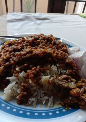 A picture of Daal Chawal.