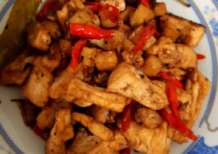 Oseng tahu dan kentang