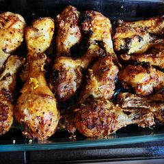 A picture of Wingstop Lemon Pepper Chicken (copycat).