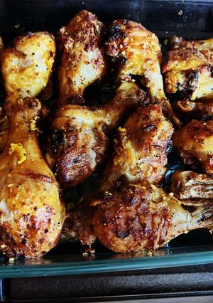 A picture of Wingstop Lemon Pepper Chicken (copycat).