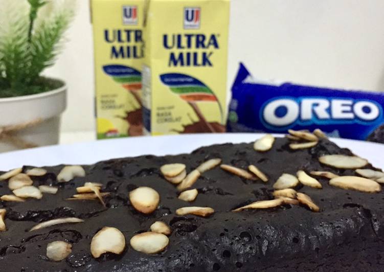 Brownies oreo (2 bahan)