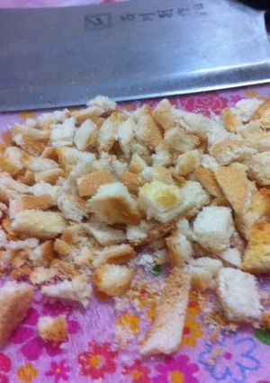 【靜靜小廚】吐司邊做麵包粉 的食譜成品照片