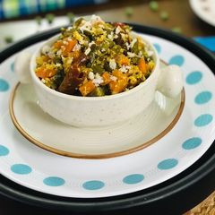 Beans-Carrots Poriyal (Stir-Fry) A picture of Beans-Carrots Poriyal (Stir-Fry).