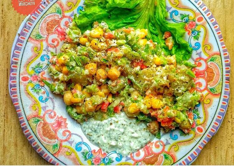 Recipe of Ultimate Chickpea curd salad
