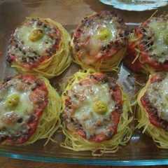 اسباغيتي على طريقة البيتزا🍝-レシピのメイン写真