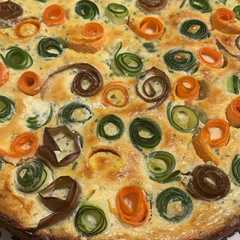 Foto principal de Quiche de flores de verduras