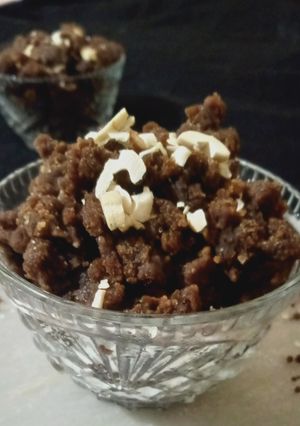A picture of Chocolate Halwa.