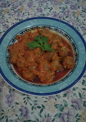 Foto resep Sambal goreng bola-bola daging