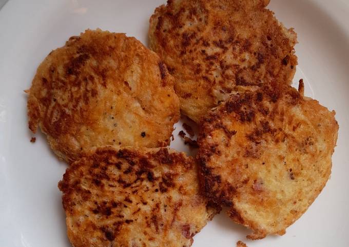 Delicious potato fritters