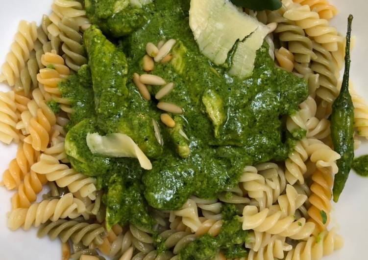 Pesto pasta (chicken version)