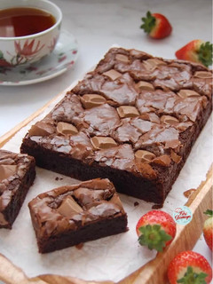 Foto resep Cadbury Fudgy Brownies, Simple Tanpa Mixer