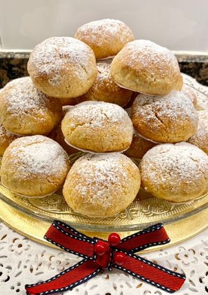 Una foto de Cordiales de almendra con oblea, sin gluten”