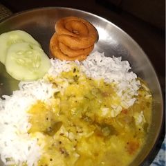 A picture of Dal for lunch.