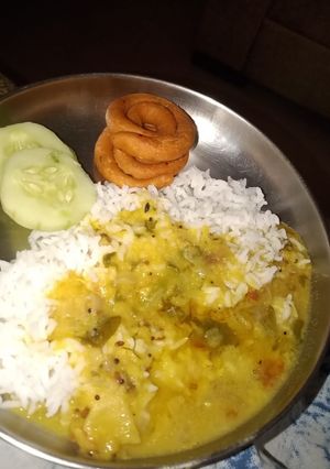 A picture of Dal for lunch.