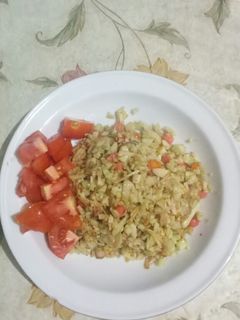 Foto resep Nasi goreng kembang kol (menu diet)