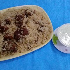 A picture of Beef yakhni pilaao.