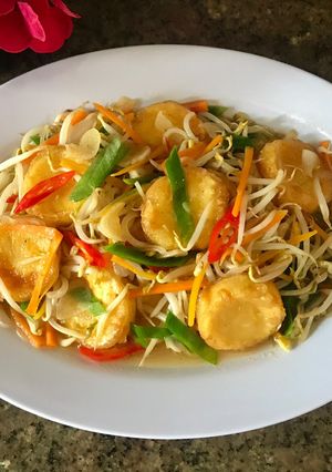Foto resep Tumis Tauge Tofu