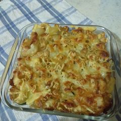 Oven baked pasta and vegetables#bakingclassy#baked dishes A picture of Oven baked pasta and vegetables#bakingclassy#baked dishes.