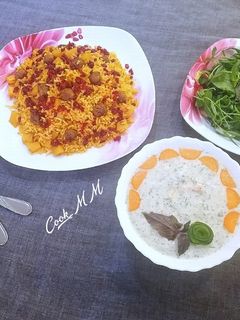 عکسی از دستور پلو ترخون
