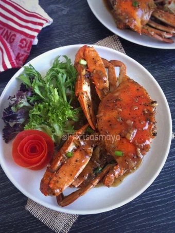 Langkah Mudah untuk Membikin Resep Kepiting Saos Lada Hitam yang  Bikin Ketagihan Anti Ribet, Uenak Banget