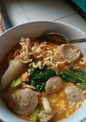 Foto resep Seblak mie sederhana