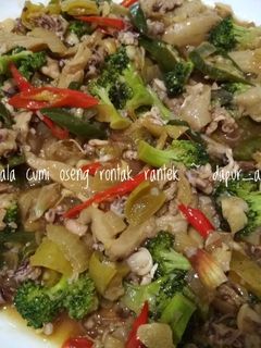 Foto resep Kepala cumi oseng rontak rantek