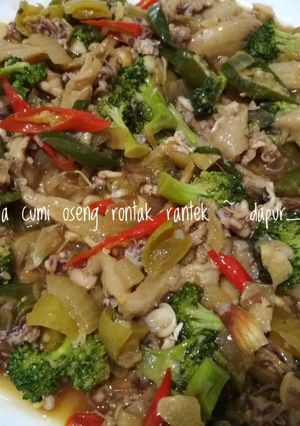 Foto resep Kepala cumi oseng rontak rantek