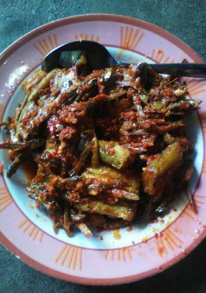 Foto resep Terong Teri Balado