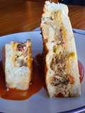 Pastel salado con champiñones y alcachofas de lata