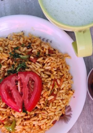 A picture of Puffed rice upma.