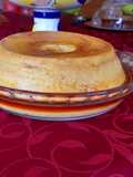Pudim flan com ovos