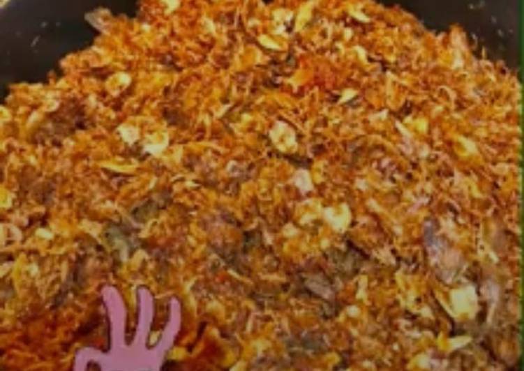 Resep Spicy dried fish yang simpel