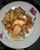 Tép rim chả lụa