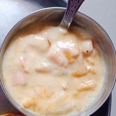 A picture of મેંગો શ્રીખંડ.