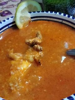 صورة لوصفة شوربة فريك تونسية ⁦🇹🇳⁩