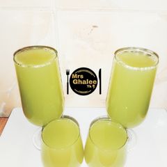 A picture of Cucumber and Ginger juice.