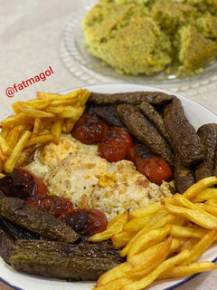 عکسی از دستور غذای ساده و بدون گوشت (فوری)