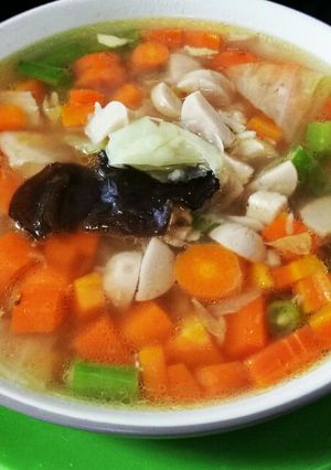 Foto resep Sop Ayam Sosis