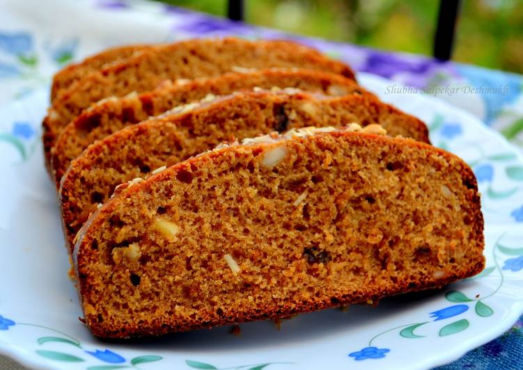 How to Prepare Yummy Dates Whole Wheat Cooker Cake