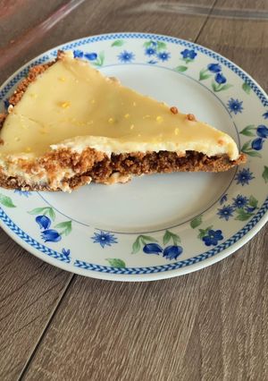 Une photo de Tarte spéculoos et citron 🍋