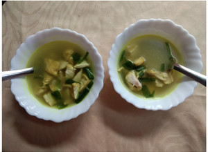 A picture of Chicken Clear Soup .