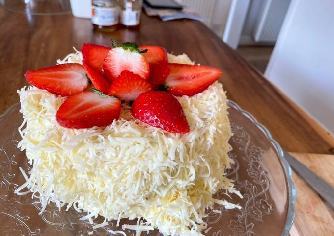 Resep Cheese cake lembut panggang yang Enak Banget