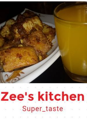 A picture of Pepered tofu(awara me miya).