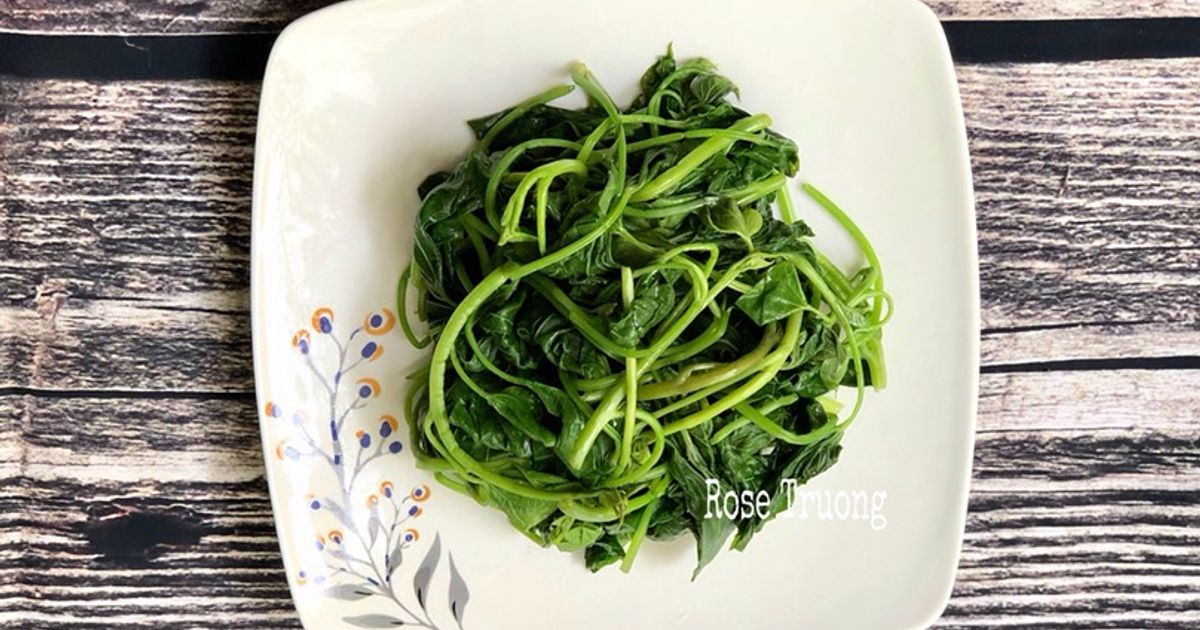 Cách Làm Món Rau Lang Luộc của Rose Truong - Cookpad