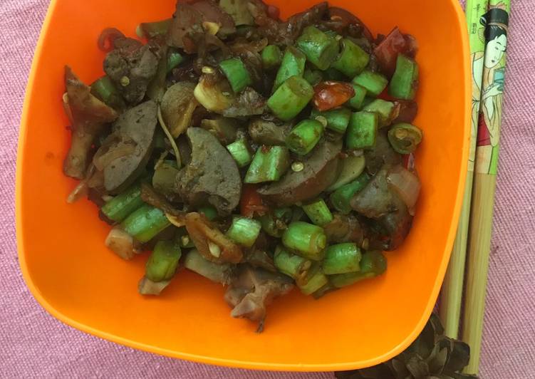 Resep Tumis Buncis Ati Ampela Lezat
