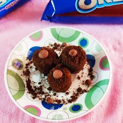 Choco dip moong dal with crumble oreo A picture of Choco dip moong dal with crumble oreo.