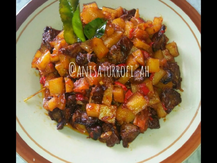 Langkah Gampang Membikin Resep Daging Protein Hewani~Sambal Goreng Ati Kentang yang Sempurna Anti Ribet, Bisa Manjain Lidah