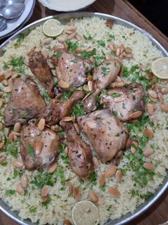 صورة لوصفة منسف الدجاج