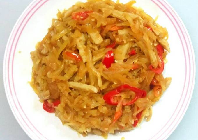 Anti Ribet, Bikin Oseng pepaya, bakso ikan Irit Untuk Jualan